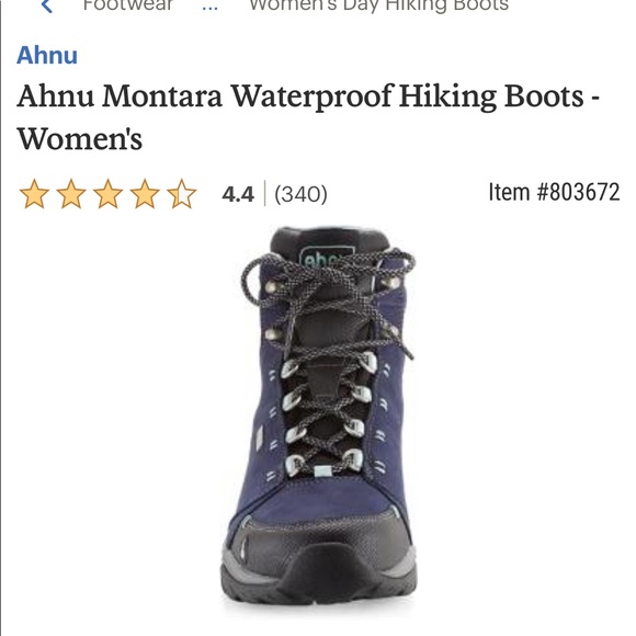 Ahnu Montara Waterproof Hiking Boots  7 last pair - Picture 13 of 17